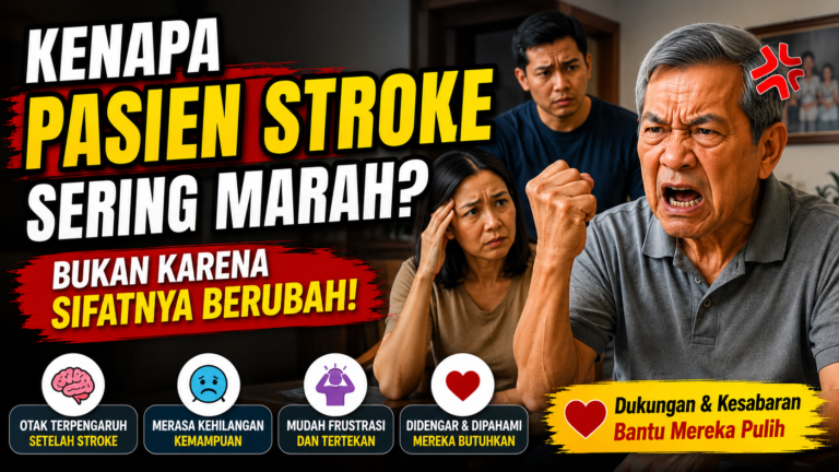 Kenapa Pasien Stroke Sering Marah? Bukan Karena Sifatnya Berubah