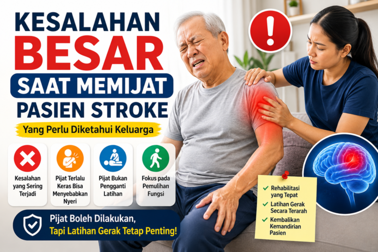 Kesalahan Besar Saat Memijat Pasien Stroke Yang Perlu Diketahui Keluarga