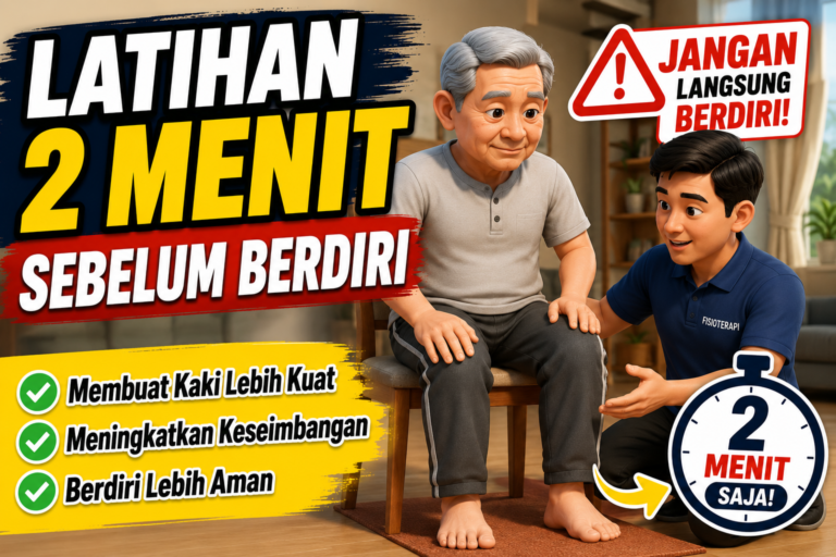 Latihan 2 Menit Sebelum Berdiri untuk Pasien Stroke