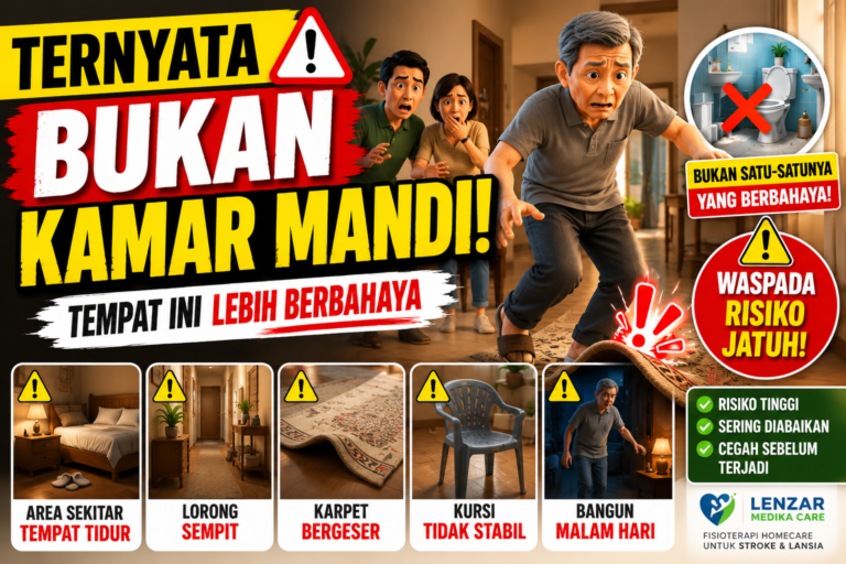 Tempat yang Paling Berbahaya bagi Pasien Stroke Selain Kamar Mandi